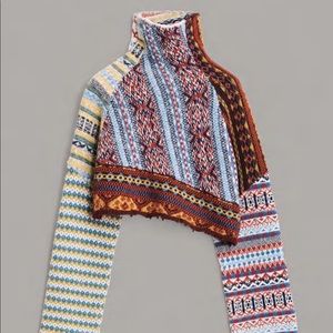 Hollis Wool Fair Isle Turtleneck Sweater, Never Worn Rag & Bone, Unique Pattern